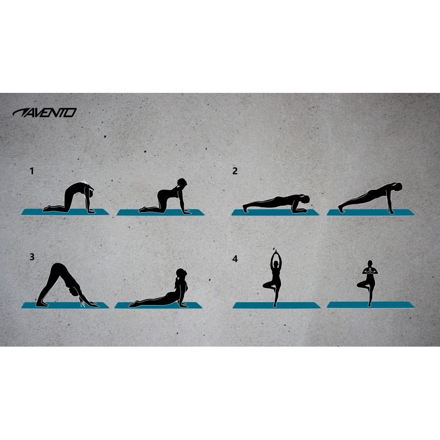Ταπέτο Ασκήσεων με σχέδιο 180x60x0.6cm Avento 42MC