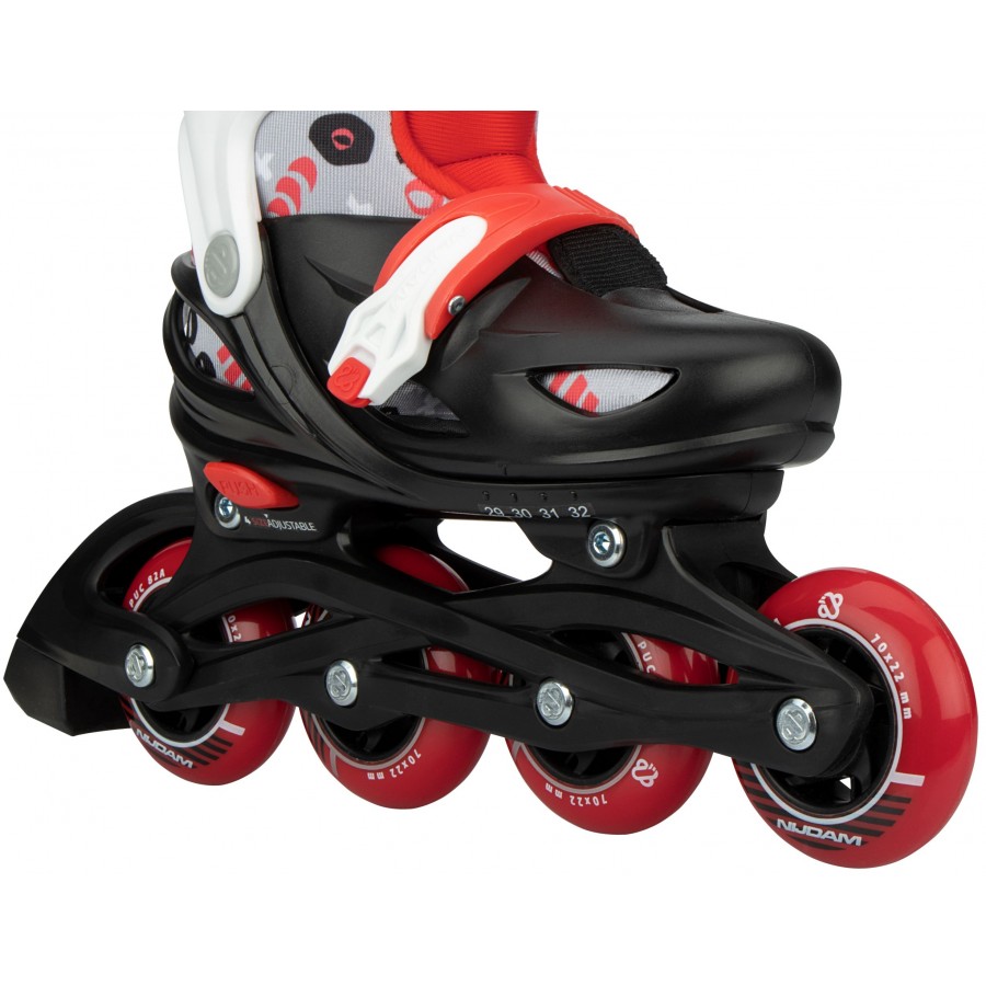 Inline Skates Ρυθμιζόμενα 3-σε-1 Street Shift Nijdam N22AA02