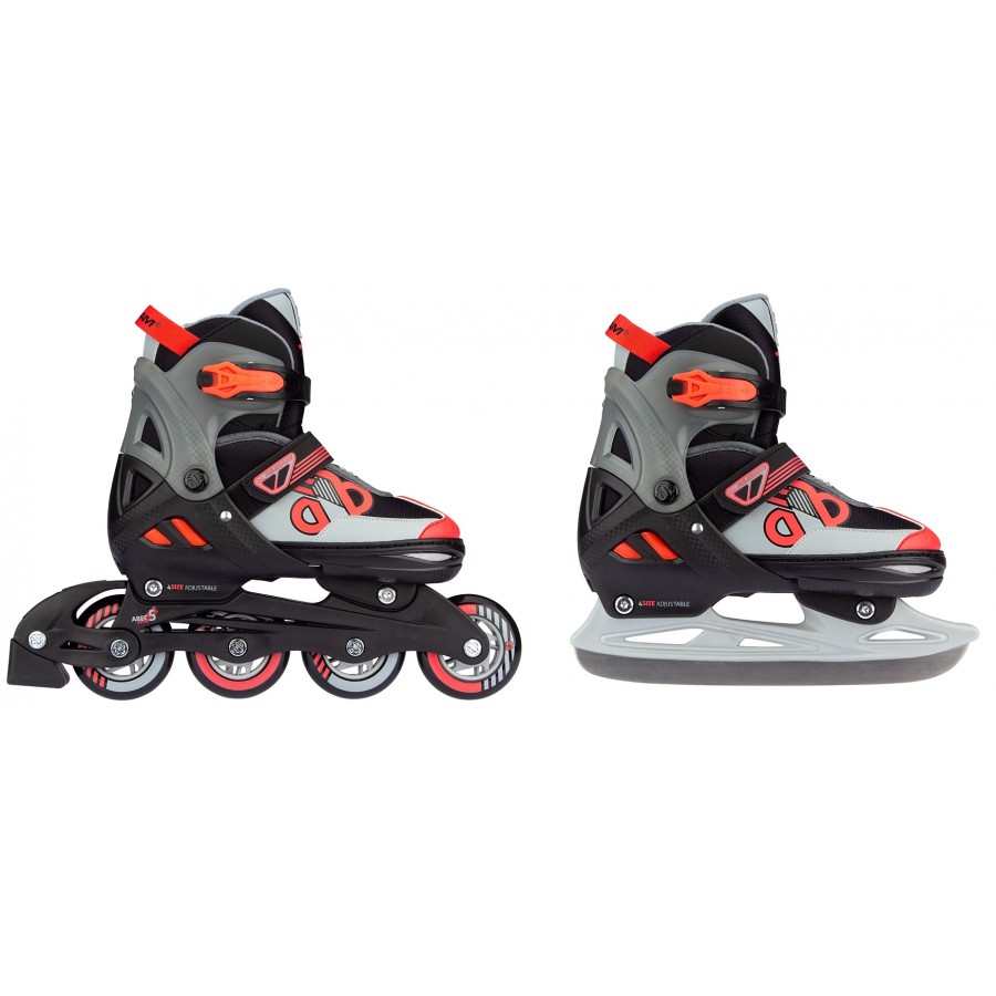 Inline Skates Παγοπέδιλα Nijdam Combo Red Raider N14AC01