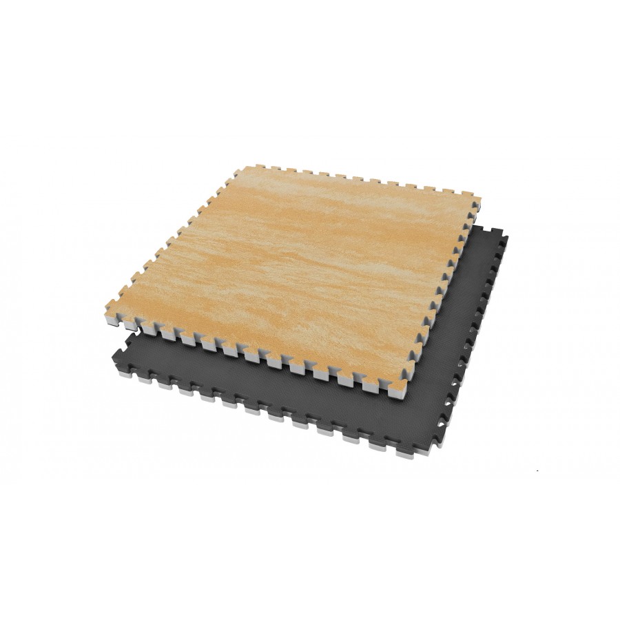 Δάπεδο προστασίας Pegasus Puzzle EVA Μαύρο Πορτοκαλί 2.5cm Β 4100-25