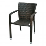Καρέκλα Κήπου Αλουμινίου Rattan Velco 184-5527