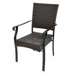 Καρέκλα Κήπου Αλουμινίου Rattan Velco 185-5039