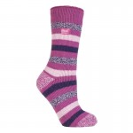 kaltses-gynaikeies-thermikes-cream block twist socks fouxia heat holders 80017