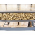 Τραπέζι Αλουμινίου Με Rattan 150x90cm Ανθρακί Unigreen 19453