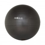 Μπάλα γυμναστικής AMILA GYMBALL 75cm Μαύρη