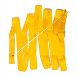 Κορδέλα ρυθμικής γυμναστικής μήκους 6m Κίτρινη Amila 47986