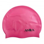 Παιδικό Σκουφάκι Κολύμβησης Ροζ Amila 47000