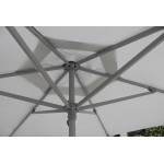 Ομπρέλα Παραλίας Escape 2.4m 6 Ακτίνες Silver Grey 12206