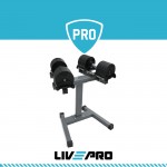 Σετ Ρυθμιζόμενοι Αλτήρες 32kg με βάση Livepro B 8006-32
