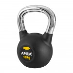 Kettlebell με επένδυση Λάστιχου και Λαβή Χρωμίου 16kg Amila 44498