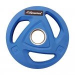 Ολυμπιακός Δίσκος με Λάστιχο 5kg Έγχρωμος Pegasus Β-2037Β