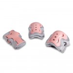 Σετ Προστατευτικά Skate Γκρι Ροζ Large Amila 48979