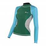 Γυναικείο Rash Guard Μακρυμάνικο Πράσινο BlueWave 64616