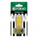 Σφυρίχτρα FOX40 Classic CMG Official Κίτρινη με Κορδόνι 