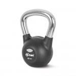 Kettlebell με επένδυση Λάστιχου και Λαβή Χρωμίου 8kg Amila 44496