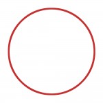 Χούλα-Χουπ 76cm Φ18mm 185gr Κόκκινο Amila 48162