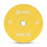 Δίσκος Βαρών Color Bumper Plate Slim 50mm 15kg Amila 84848