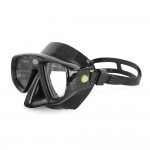 Μάσκα Θαλάσσης Salvas Heritage Black Silicone band 52214