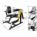 Μηχάνημα Leg Curl Leg Extension Amila AX1030 93703