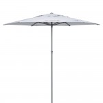 Ομπρέλα Παραλίας Escape 2.4m 6 Ακτίνες Silver Grey 12206