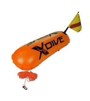 Σημαδούρα Διπλού Θαλάμου Πορτοκαλί XDive 65010