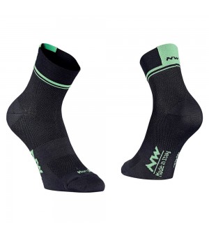Κάλτσες Northwave Logo 2 SS18 Μαύρο Πράσινο