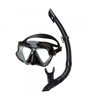 Σετ Μάσκα Αναπνευστήρας Wahoo Black/Black Mares