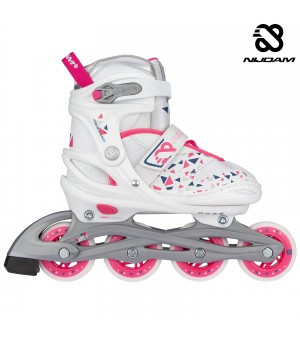 Nijdam Inline Skates Ρυθμιζόμενα White Wedge Nijdam® N20AA04