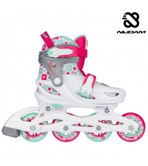 Inline Skates Ρυθμιζόμενα Nijdam Sk8 Star N20AA02