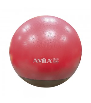 Μπάλα γυμναστικής Φ65cm δίχρωμη Amila 48446