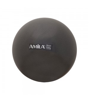 Μπάλα Pilates 19cm Μαύρη Amila 95802