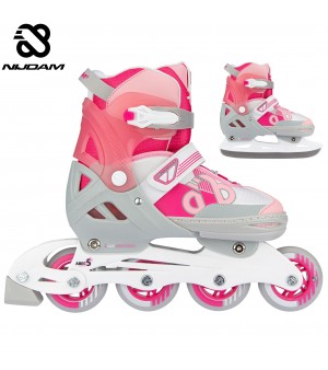 Inline Skates Παγοπέδιλα Nijdam Combo Bold Berry N14AC02