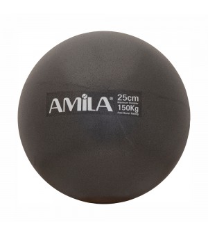 Μπάλα Pilates 25cm Μαύρη Amila 95819
