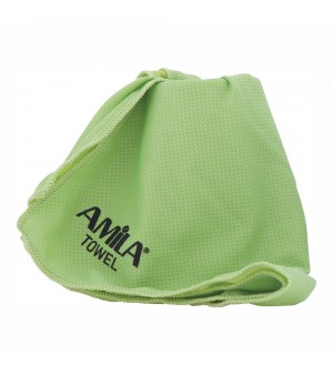 Πετσέτα Γυμναστηρίου Amila Cool Towel Πράσινη 96901
