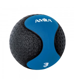 Μπάλα Medicine Ball Rubber 3Kg Amila 90703