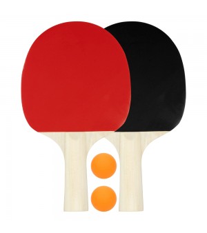 Σετ 2 Ρακέτες Ping Pong & 2 Μπαλάκια Avento Team Up 46TK