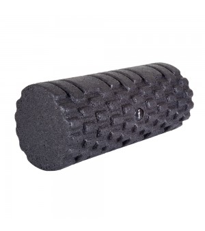 Foam Roller Spike Φ14x32cm Μαύρο Amila 96818