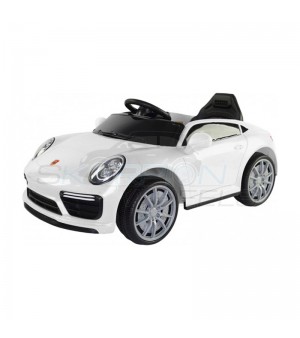 Παιδικό Ηλεκτροκίνητο Αυτοκίνητο Porsche 911 Style Skorpion Wheels 5240911 Λευκό