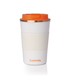 Ποτήρι Θερμός Ανοξείδωτο 350ml Λευκό Panda Outdoor 24317