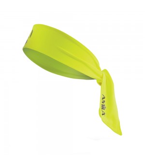 Περιμετώπιο Bandana Amila Tie Band Lime Yellow 45709