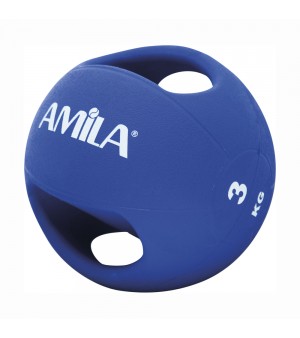 Medicine Ball 3kg Amila Dual Handle 84676