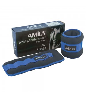 Βάρη άκρων Neoprene 2x3kg Amila 94955