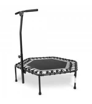 Εξάγωνο Τραμπολίνο με Λαβή Στήριξης Tuck Γκρι Amila 70265