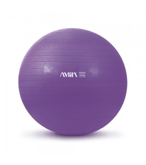 Μπάλα Γυμναστικής GymBall 55 cm Μώβ Bulk Amila 48409