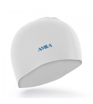 Σκουφάκι Κολύμβησης Άσπρο Amila 47000