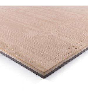 Δάπεδο Προστασίας Puzzle EVA 100x100x2.5cm Ξύλο Μαύρο Amila 36653