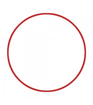 Χούλα-Χουπ 76cm Φ18mm 185gr Κόκκινο Amila 48162