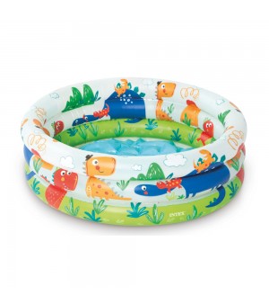 Φουσκωτή Πισίνα Intex Beach Buddies 3-ring Baby Pool 57106
