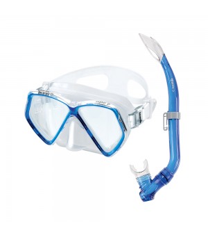 Σετ Μάσκα Αναπνευστήρας Θαλάσσης Mares Zephir Clear/Blue 