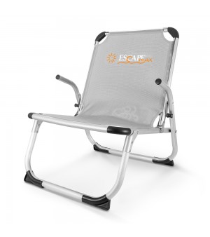 Καρεκλάκι Παραλίας Escape Max Άσπρο Γκρι 15676